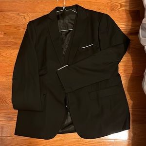 Suit coat and vest men’s black.